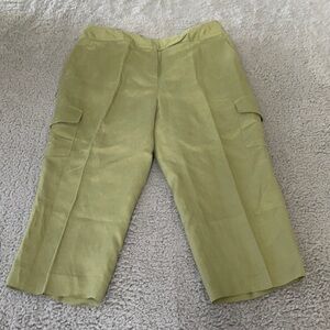 David N Green Capris linen Pants size 12